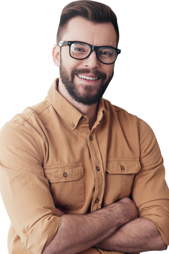 This men's slim cut tan button down is tailor made in a fine linen blend and features an ainsley collar and rounded barrel cuffs. 