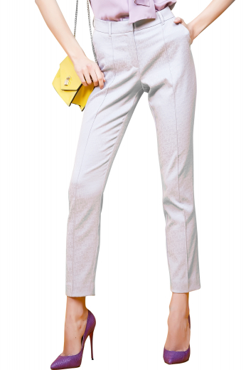 Style no.17018 - A stunningly flattering pair of women's made to measure formal pants, this women's pant is tailor made in a wool blend. It features front pockets and flare legs, it is perfect for all occasions. 