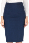 This pencil skirt is beautifully custom made to suit your style. With a zipper closure and a modest center back vent, it will keep you sleek and stylish all day. This custom made to measure women's pencil skirt sits beautifully at knee length and will leave you looking sophisticated all day.