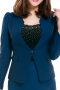 This custom made bold power skirt suit will keep your spirits lifted through the longest of work days. This power women's custom tailored suit is made up of a classic flat front style pencil skirt and a matching jacket.