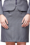 This princessy skirt suit is a beautiful feminine option for your office needs. It is custom made for a perfect fit, keeping you comfortable and fashionable all day long. 