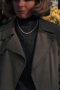 Part of our Godfather collection is this classically stylish women's single breasted coat available in a beautiful tan olive. This custom tailored women's coat is a great buy for any sophisticated working girl in a cold city.