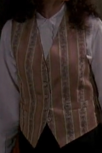 Style no.20307 - Film star clothing worn by Andie MacDowell in the 1993 sensation Groundhog Day. This bespoke women’s waistcoat is an exact tailored cut and design from the costume worn in the film.