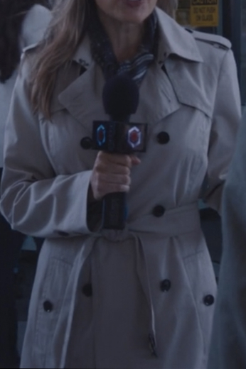 Get Kim Dean's look in Iron Man 3 as the hospital news reporter with our replicated overcoat that is made from the warmest fabrics to keep you nice and warm in the winter.