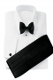 A bespoke men's custom-tailored perfect tuxedo shirt for weddings and dinner parties. This chic European style shirt is elegantly tailored for you.
