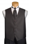 Classical five button men's waistcoat skillfully tailored to fit you comfortably. This black custom vest is greatly pairable with any suit.