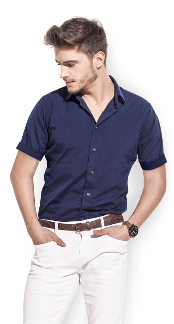 Mens Short Sleeved Shirts