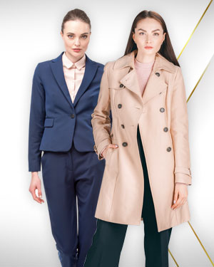 1 Cashmere Overcoat and 1 Pants Suit from Our Exclusive Collection and Get 2 Blouses FREE from our Exclusive Collection.