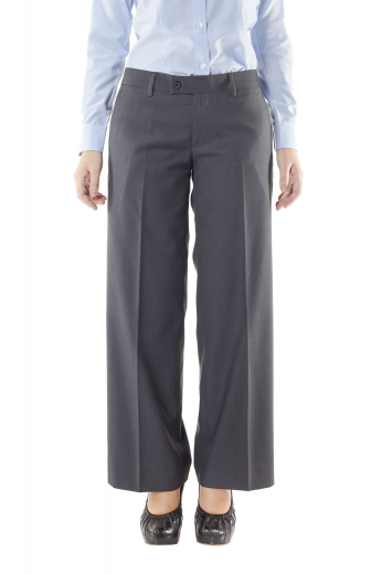 Impressive formal pants with flare legs and flat fronts. Super comfortable with extended belt loops and front zipper fly with buttoned waistband for closure. These dazzling bootcut handmade pants can be worn with button down custom shirts for a regal work look.
