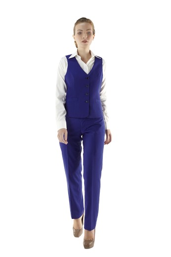 Glamorous custom tailored royal blue vests with adjustable buckles on the back for ultra slim fit. These made to order vests come with bespoke flash four front close buttons and two welted lower pockets. Handmade with wool and or cashmere, these vests look stellar with custom shirts and slim fit pants.