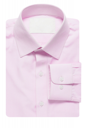 Mens Bespoke Dress Shirt A classic men's slim fit no pocket made to measure dress shirt with a custom tailored Ainsley collar and handmade barrel cuffs. This bespoke dress shirt is tailored from pure cotton and is elegantly stylish for any occasion.