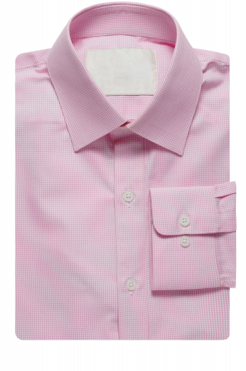 Mens Placket Front Tailored Dress Shirt A placket front slim cut men's dress shirt with an Ainsley collar and rounded barrel cuffs and no pockets elegantly custom tailored with the finest of details.