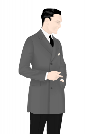 Mens Tailored Classic Vintage Jacket Step out in style in this hand tailored classic suit jacket. This is a splendid made to measure standard length winter jacket with a grand design that features a three-button closure, notch lapels with a comfortable width, a dapper upper welted pocket, and two lower flap pockets. This warm vintage jacket is a truly great investment for your wardrobe.