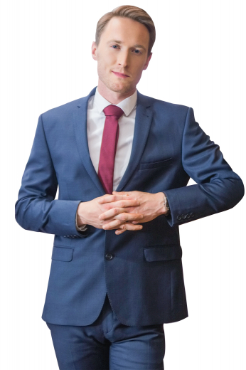Mens Handmade Slim Fit Royal Blue Wool Blazer This iconic mens bespoke royal blue wool blazer is designed at My Custom Tailor to offer maximum comfort at work. It is a must buy formal garment that has a slim cut fit festooned with a 2-front-button-closure for an ideal fitting. It is a single breasted custom blazer that puts to display 2 stylish notch lapels, 2 lower flapped pockets, and 1 upper welt pocket. It can also be customised to have the edges of the lapels and pockets hand stitched for finesse.