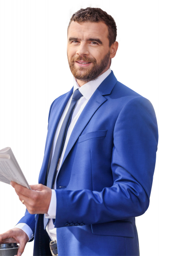 Mens Handmade French Blue Wool Blazer This iconic French blue bespoke wool blazer for men is a perfect office wear that you can wear to board meetings and interviews to create a lasting impression. It stuns in an elegant single breasted style that looks even more sophisticated with 2 front buttons sewn for closure. Weavers at My Custom Tailor provide this stylish handmade custom blazer the look of your dreams by designing it with stylish side vents, 2 comfortable 1/2-inch-wide notch lapels, 2 modish lower pockets with flaps, and 1 upper welt pocket.