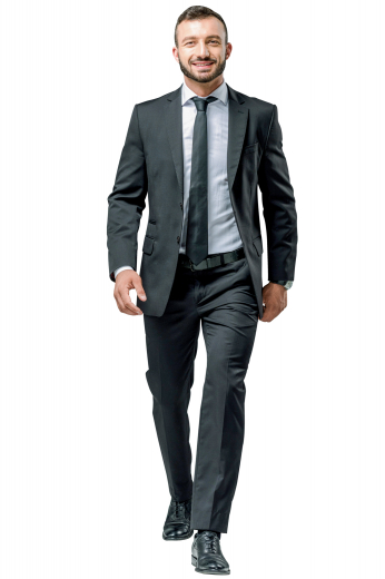 This men's black custom blazer is made to measure in a fine wool and cut to a slim fit, featuring single breasted button closure and notch lapels. It is sure to become one of your favorite wardrobe staples.