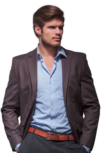 These men's black blazer are tailor made in a fine wool and tweed and cut to a slim fit, featuring single breasted button closure and hand stitched lapels. It is a fantastic formal wardrobe staple!