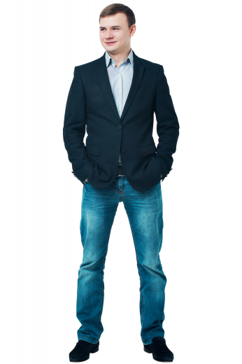 Mens French Blue Hand Bespoke Blazer These men's black blazer are tailor made in a fine wool and tweed and cut to a slim fit, featuring single breasted button closure and hand stitched lapels.