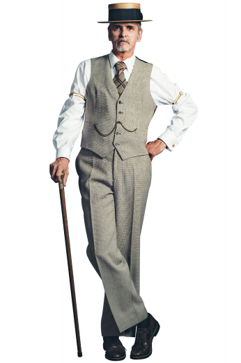 Mens Light Grey Bespoke Trouser This men's custom made grey trouser is tailor made in a fine wool blend and cut to a slim fit, featuring slash pockets, extended belt loops and a flat front pleat. It is a fantastic option for your everyday wardrobe!