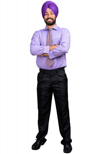 This sleek men's dark black trouser is tailor made in a fine wool blend and cut to a slim fit, featuring slash pockets and a flat front pleat. This hand tailored pair of pants is a great office buy.