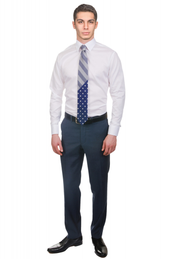 Mens Tailored Crisp White Formal Shirt This men's crisp white shirt is tailor made in a fine italian linen and cut to a slim fit, featuring an ainsley collar and rounded barrel cuffs. It is a perfect office wardrobe staple, made to fit you perfectly.