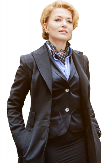 This blazer outercoat is perfect for formal occasions in the winter. It is tailor made in a beautiful wool blend, hitting right at the knee. 