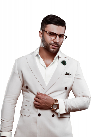 Mens Designer Brands – Double Breasted Suits – style number 17320