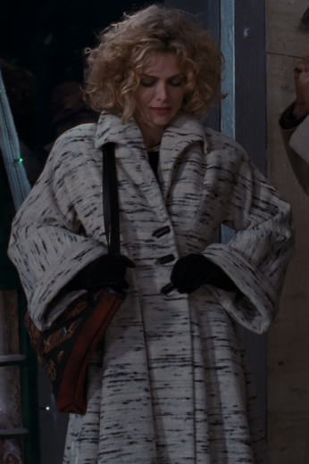 Batman Returns fans will love this custom tailored winter coat replica of the coat worn by the stunning Michelle Pfeiffer in the Hollywood film Batman Returns.