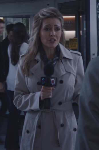 Get Kim Dean's look in Iron Man 3 as the hospital news reporter with our replicated overcoat that is made from the warmest fabrics to keep you nice and warm in the winter.