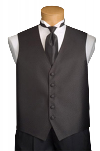 Classical five button men's waistcoat skillfully tailored to fit you comfortably. This black custom vest is greatly pairable with any suit.