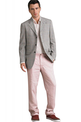 Mens Classic Houndstooth Jacket A made to measure mens excellently tailored slim cut single breasted smart casual suit jacket with three buttons.